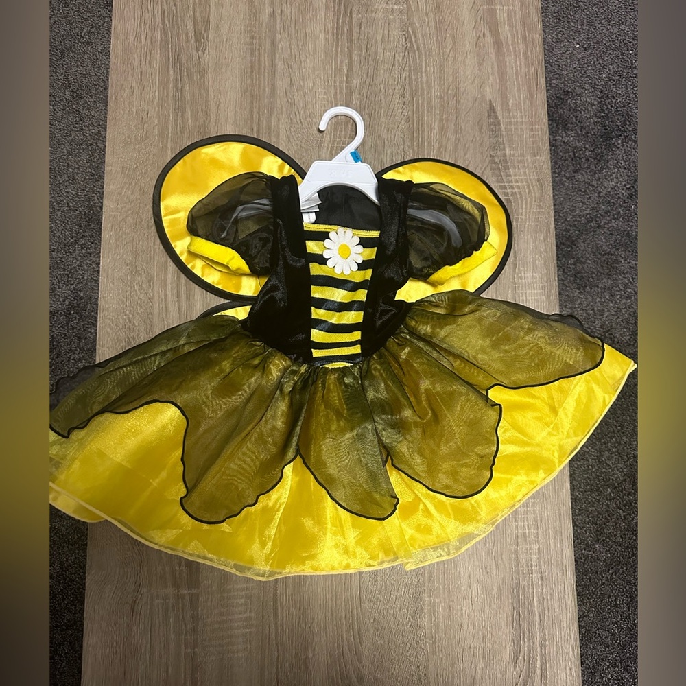 Baby girl 12/18mo bumblebee costume dress